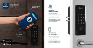 fechadura digital eletronica elsys ds4100v