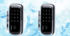 fechadura digital intelbras sobrepor fr 400 porta de vidro