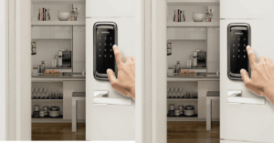 Fechadura Digital Intelbras de Sobrepor Touch Screen FR 101