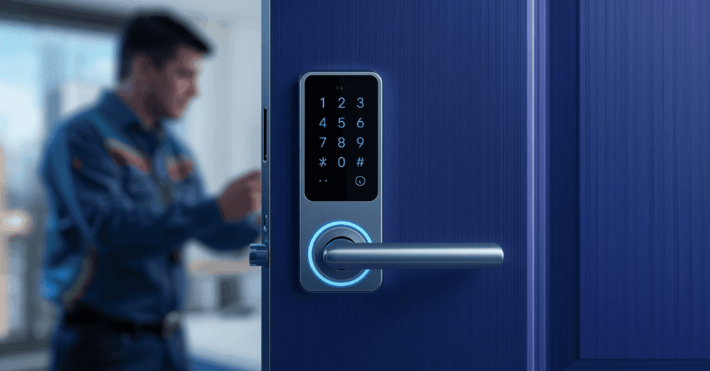 instalação de fechadura digital e eletronica poá sp