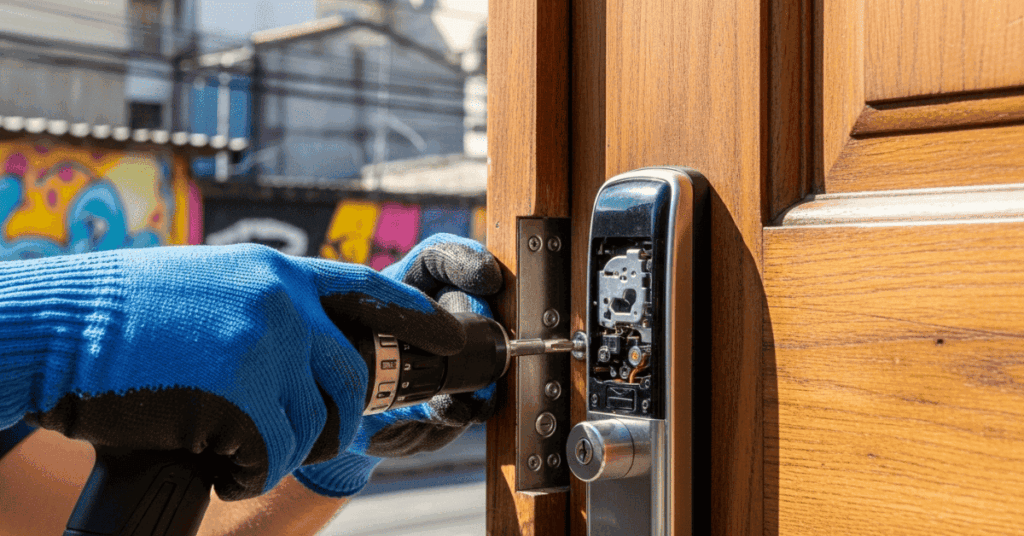 instalação de fechadura digital e eletrônica no jaçana sp